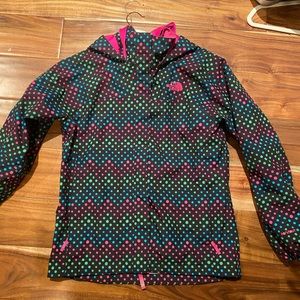 Girls North Face Raincoat